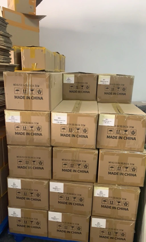 Wholesale boxes waiting to be packed