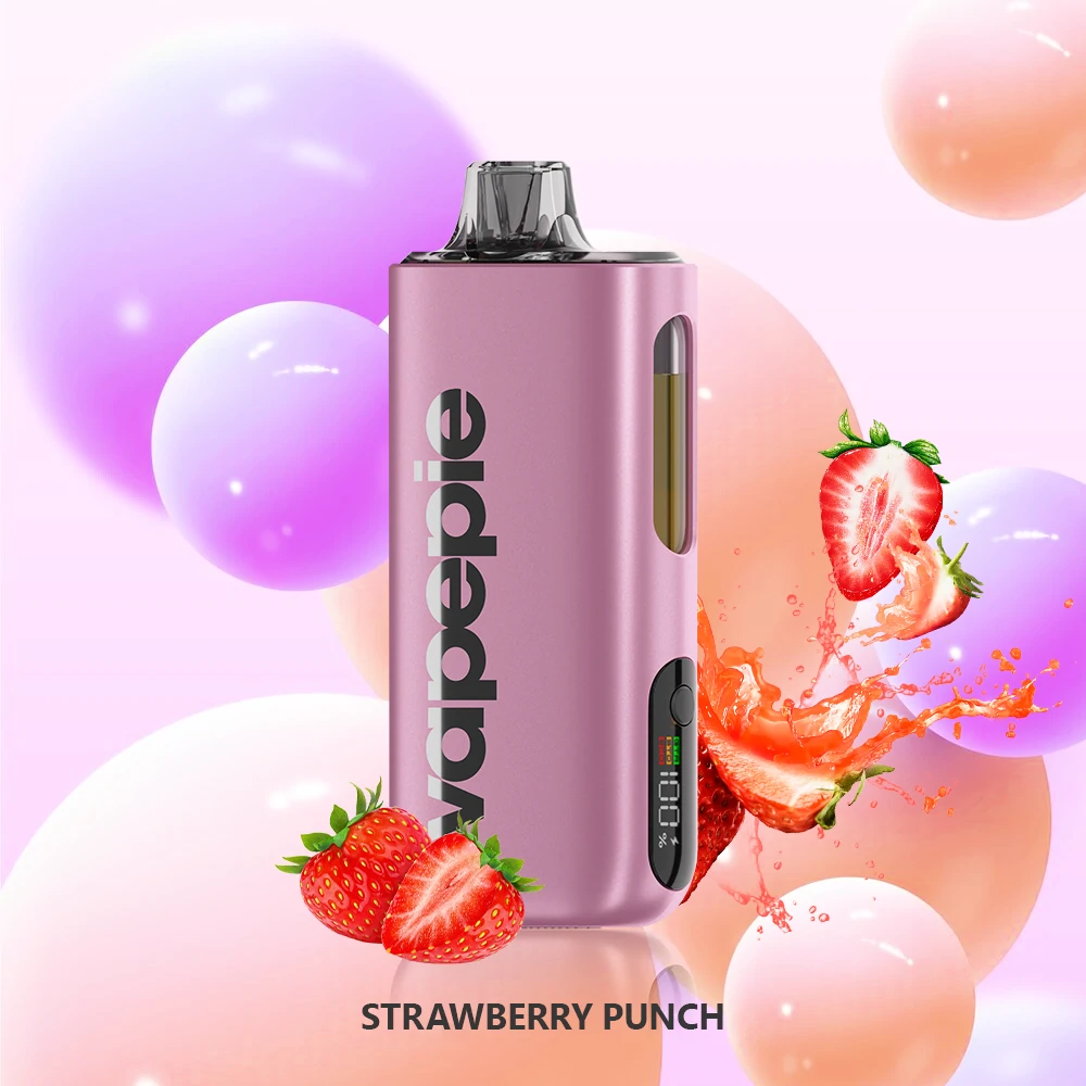 STRAWBERRY PUNCH VAPEPIE MAX 40000 Puffs STRAWBERRY PUNCH Disposable Vape OzVapeAu - Image 1